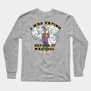 Ω VAPE Shirt | Vaping before it was Cool Long Sleeve T-Shirt